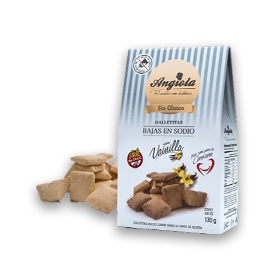 ANGIOLA GALLETITAS VAINILLA B.SODIO S.TACC X 130 G